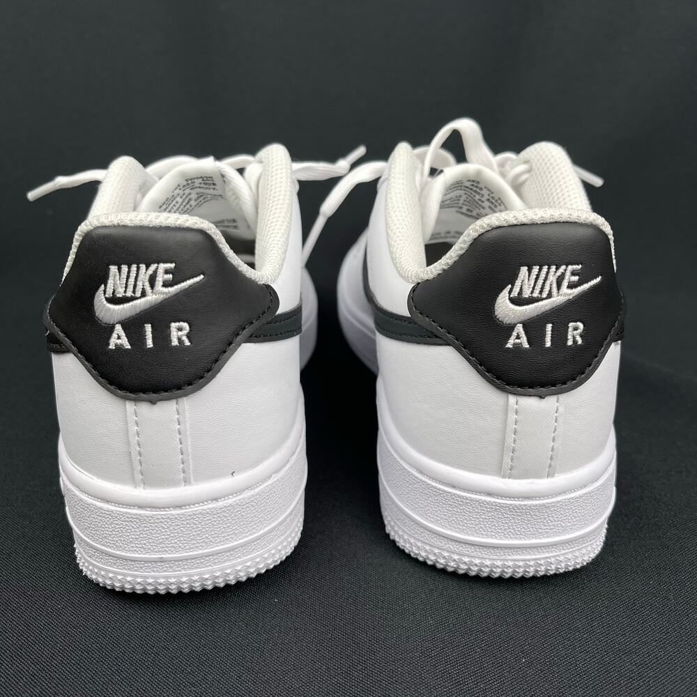 Nike Women White Black Air Force 1 Low GS Sneakers Size 6.5 New - Picture 8 of 11